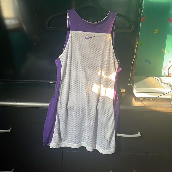 Purple and white Nike tank top size m - Picture 1 of 5